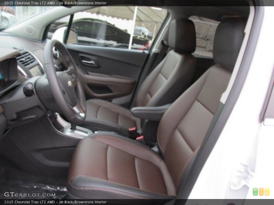 Jet Black/Brownstone 2015 Chevrolet Trax Interiors