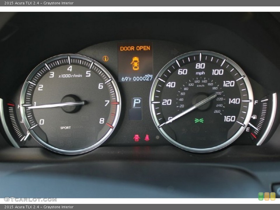 Graystone Interior Gauges for the 2015 Acura TLX 2.4 #101177823