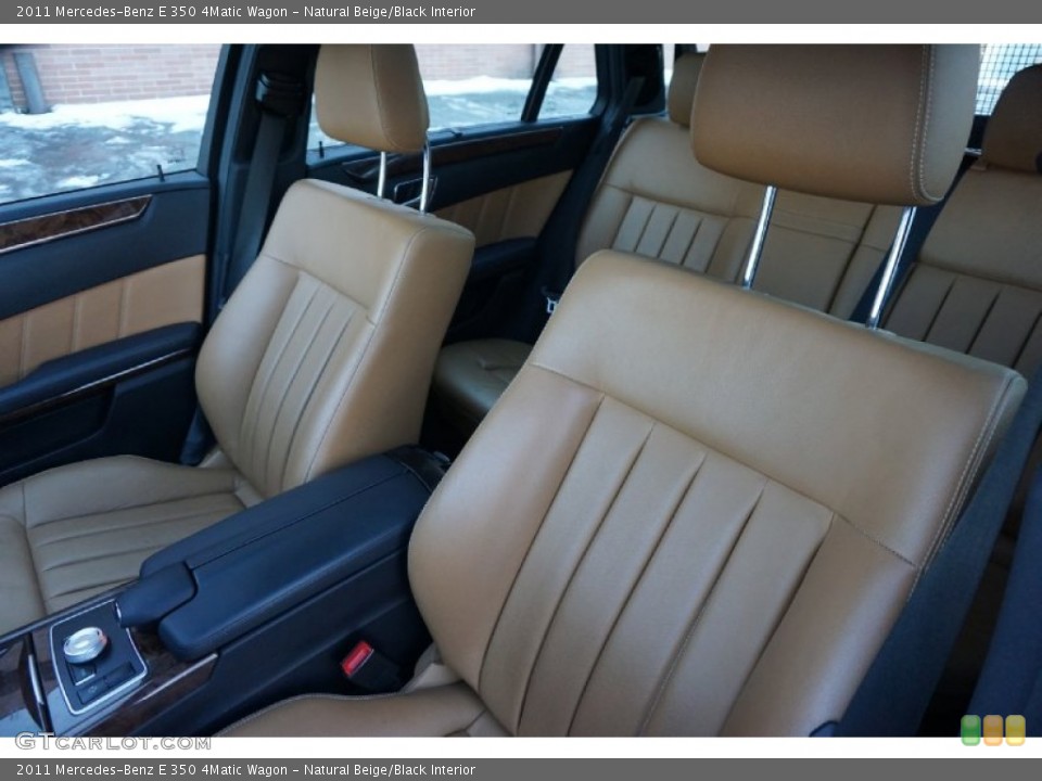 Natural Beige/Black Interior Front Seat for the 2011 Mercedes-Benz E 350 4Matic Wagon #101181924