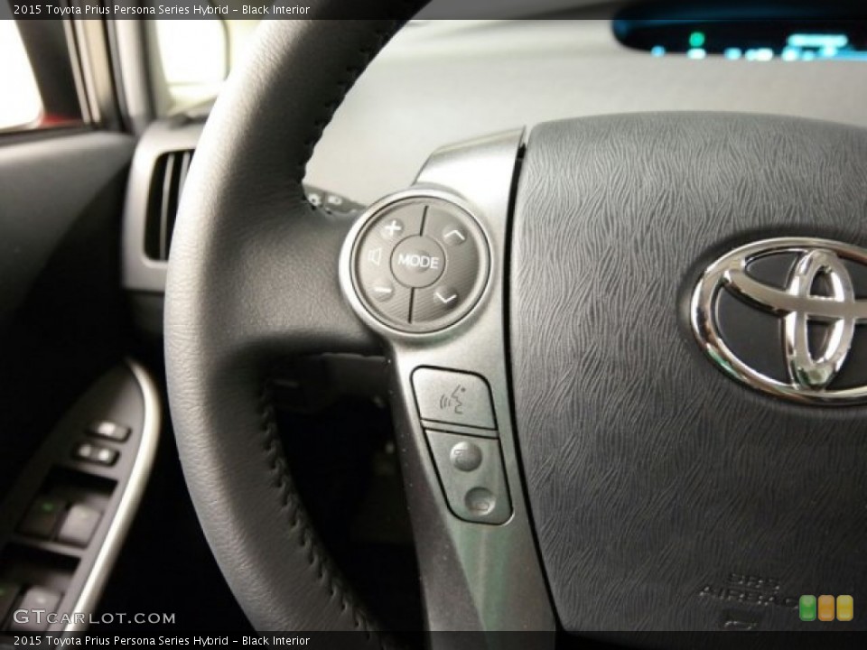 Black Interior Controls for the 2015 Toyota Prius Persona Series Hybrid #101183197