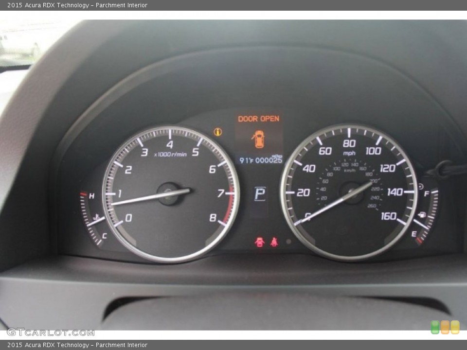 Parchment Interior Gauges for the 2015 Acura RDX Technology #101184419