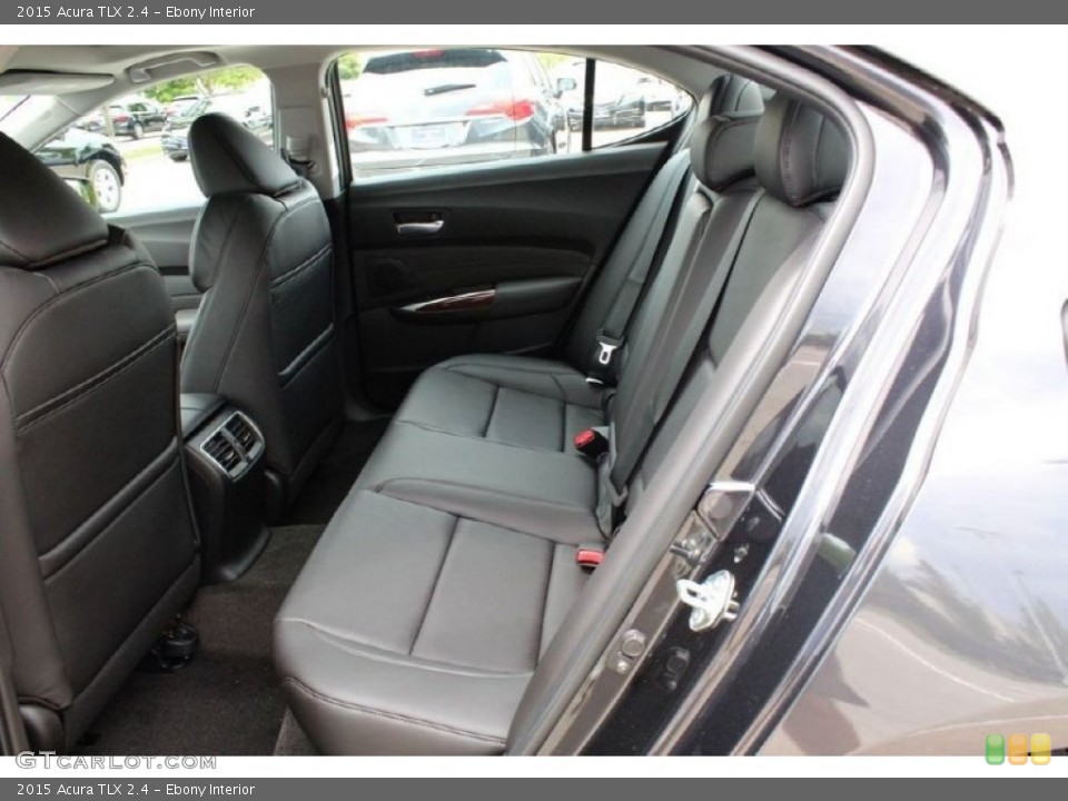 Ebony Interior Rear Seat for the 2015 Acura TLX 2.4 #101185498