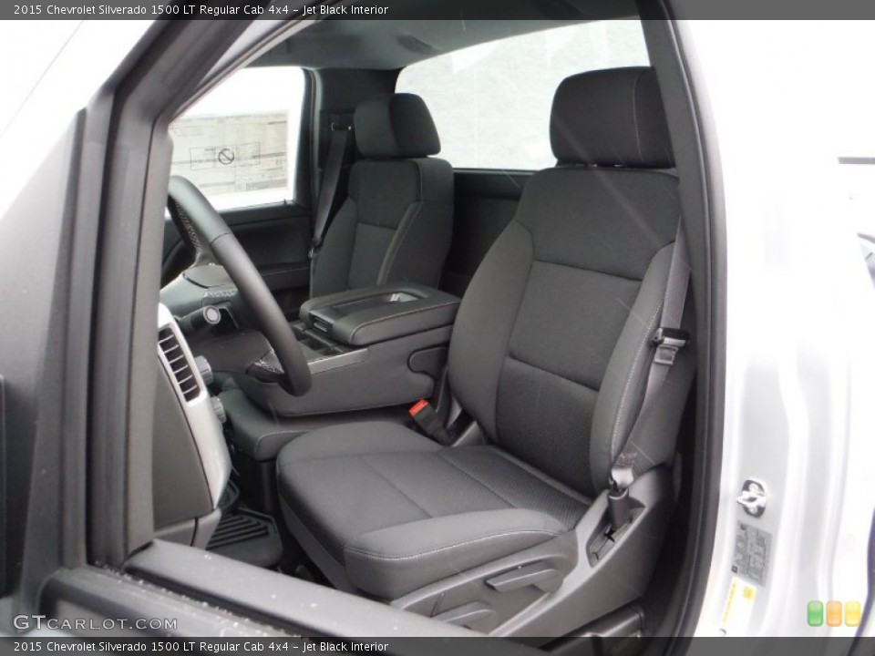 Jet Black Interior Front Seat for the 2015 Chevrolet Silverado 1500 LT Regular Cab 4x4 #101190644
