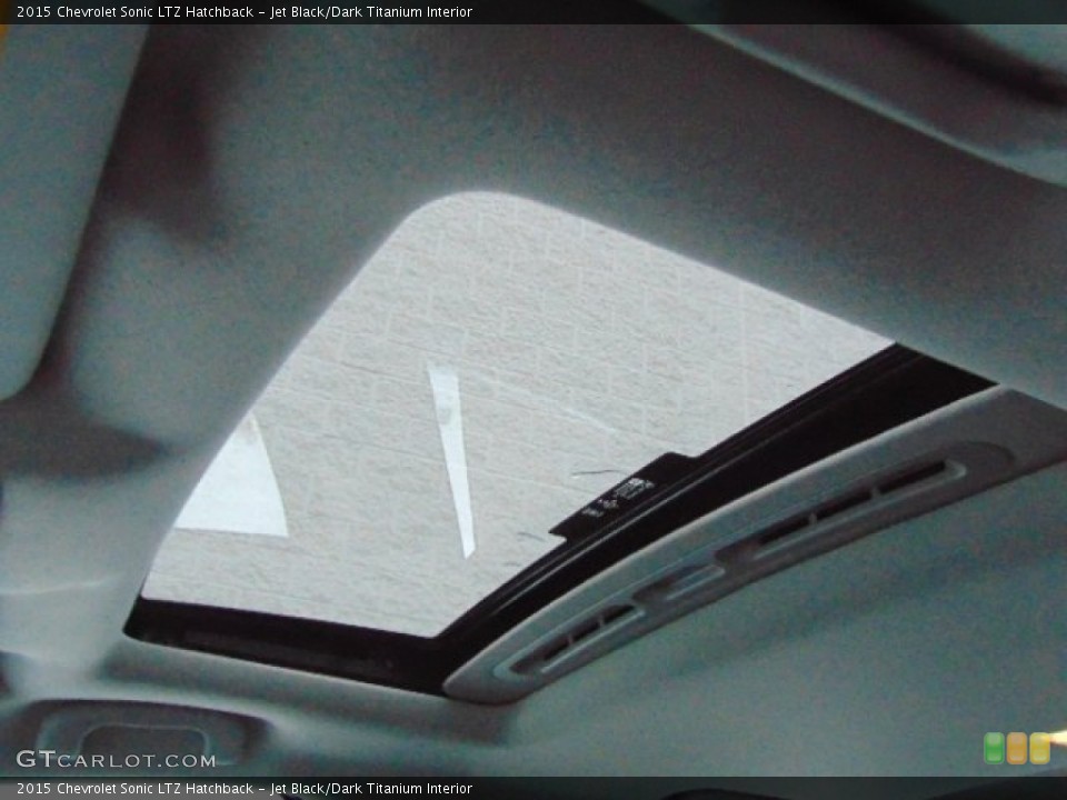 Jet Black/Dark Titanium Interior Sunroof for the 2015 Chevrolet Sonic LTZ Hatchback #101193938