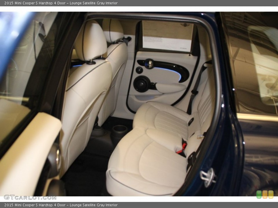 Lounge Satellite Gray Interior Rear Seat for the 2015 Mini Cooper S Hardtop 4 Door #101202596
