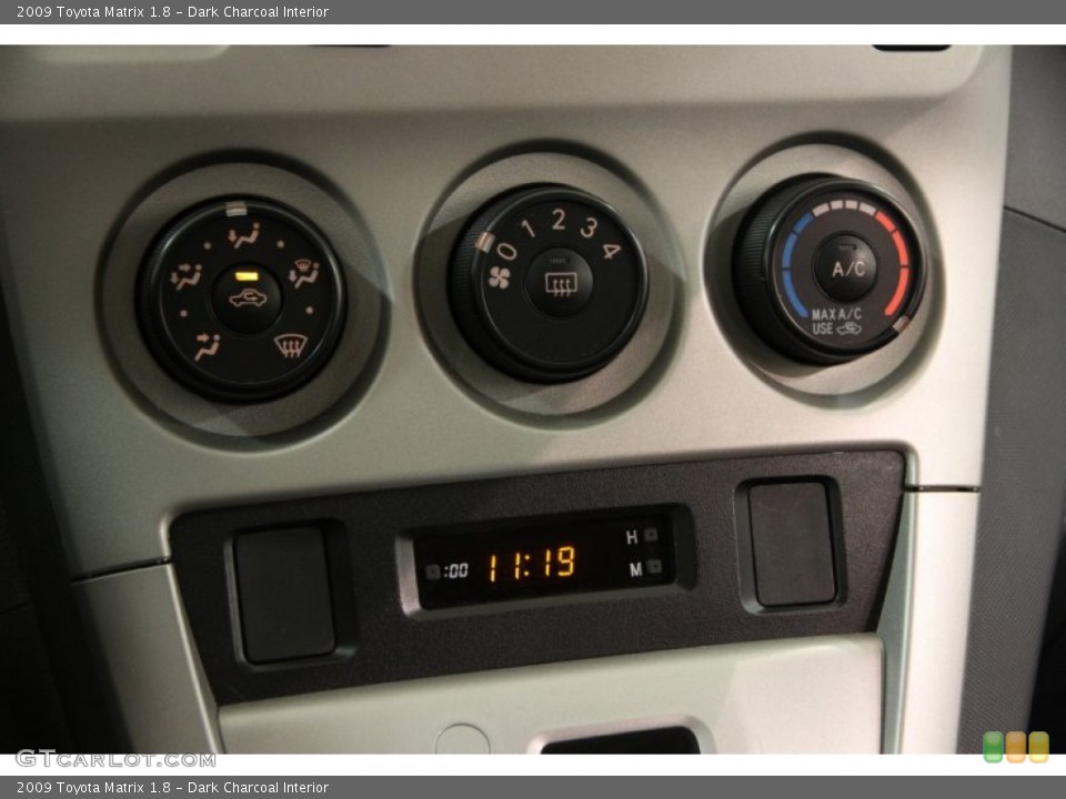 Dark Charcoal Interior Controls for the 2009 Toyota Matrix 1.8 #101203241