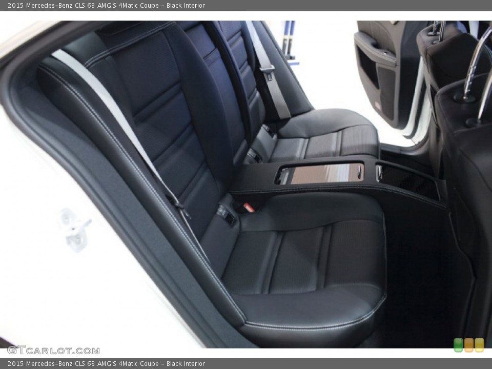 Black Interior Rear Seat for the 2015 Mercedes-Benz CLS 63 AMG S 4Matic Coupe #101209181