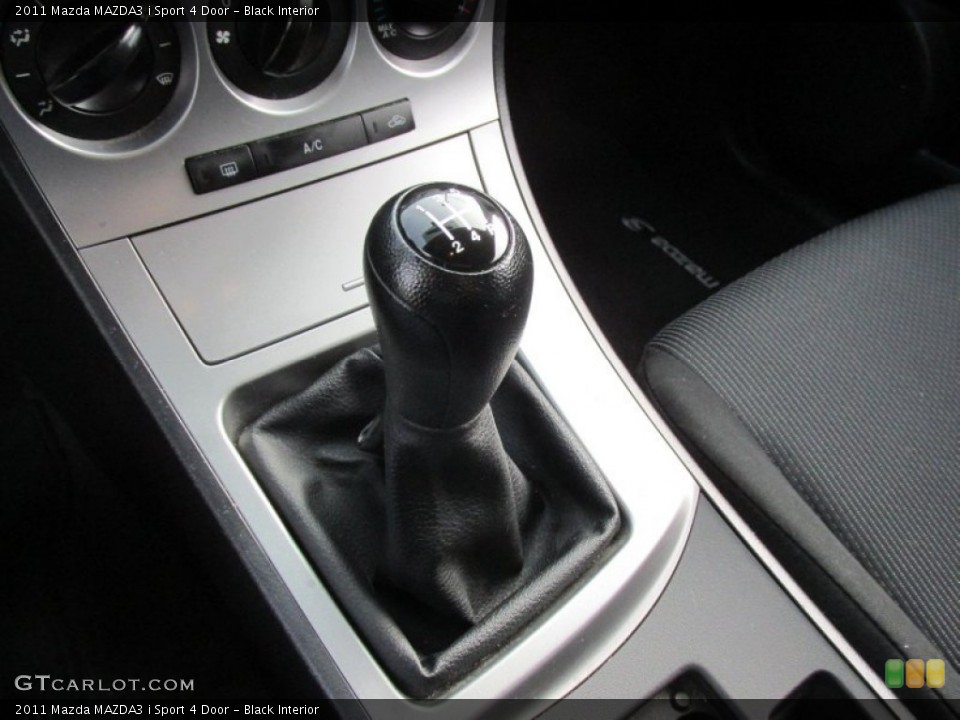 Black Interior Transmission for the 2011 Mazda MAZDA3 i Sport 4 Door #101212677