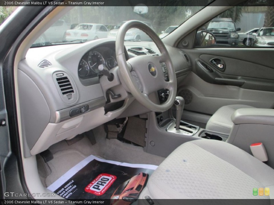 Titanium Gray Interior Photo for the 2006 Chevrolet Malibu LT V6 Sedan #101213568