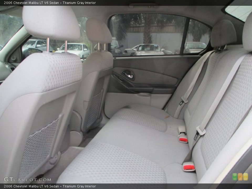 Titanium Gray Interior Rear Seat for the 2006 Chevrolet Malibu LT V6 Sedan #101213637