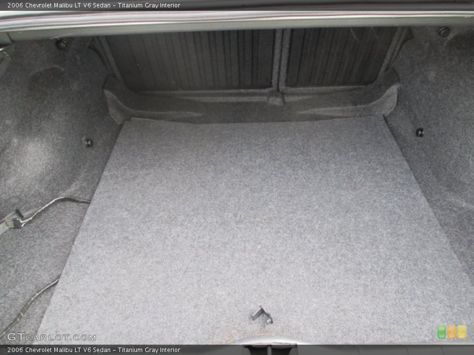 Titanium Gray Interior Trunk for the 2006 Chevrolet Malibu LT V6 Sedan #101213709