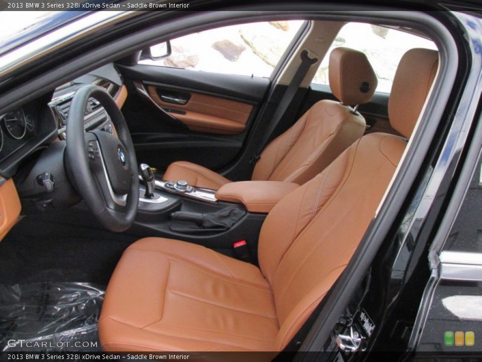 Saddle Brown Interior Photo for the 2013 BMW 3 Series 328i xDrive Sedan #101217018