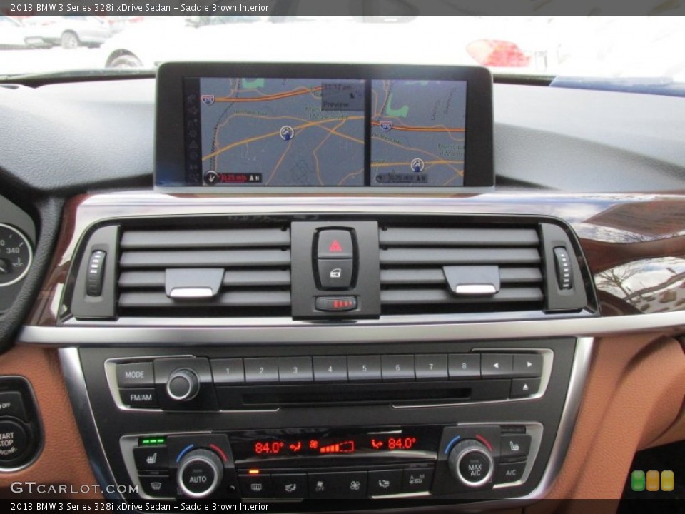 Saddle Brown Interior Controls for the 2013 BMW 3 Series 328i xDrive Sedan #101217141
