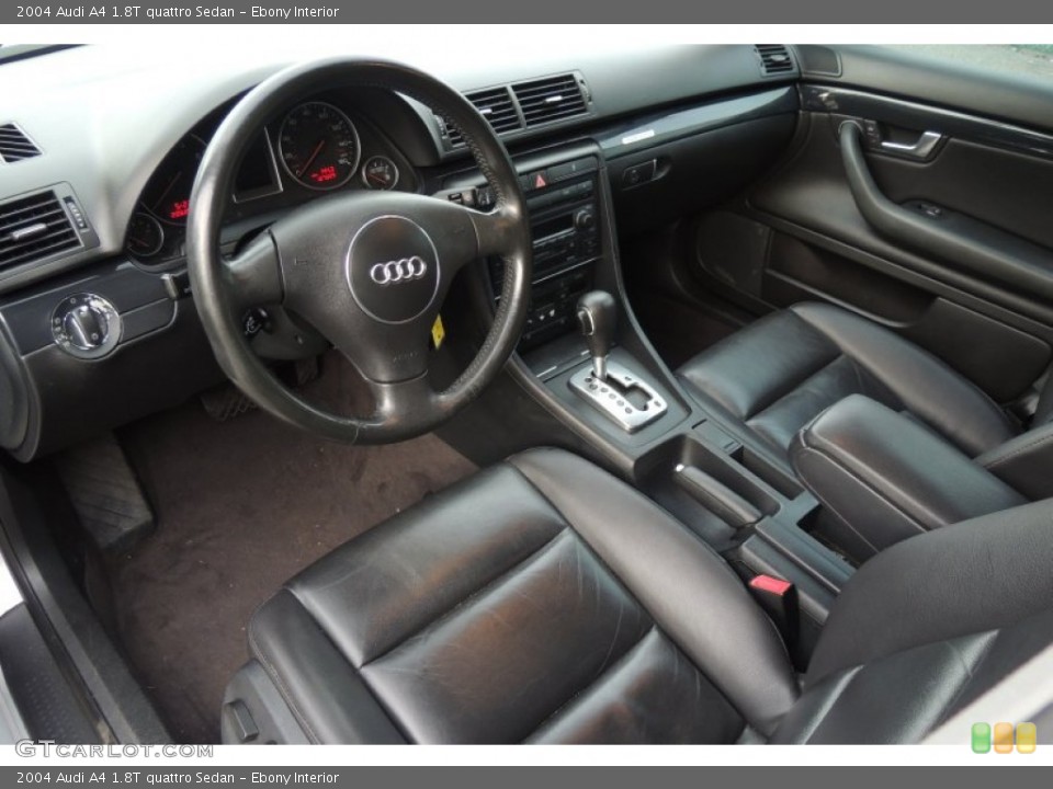 Ebony Interior Photo for the 2004 Audi A4 1.8T quattro Sedan #101221293