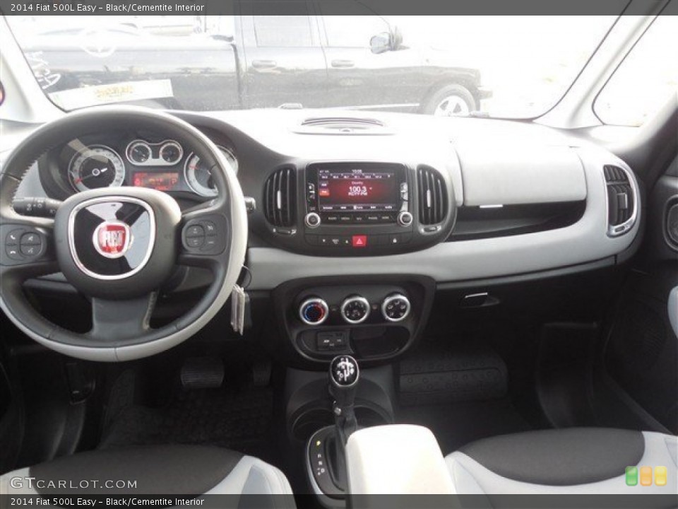 Black/Cementite Interior Dashboard for the 2014 Fiat 500L Easy #101222724