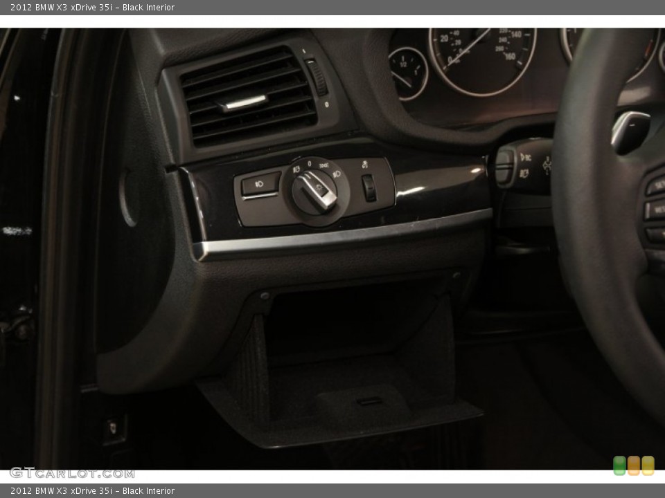 Black Interior Controls for the 2012 BMW X3 xDrive 35i #101225748