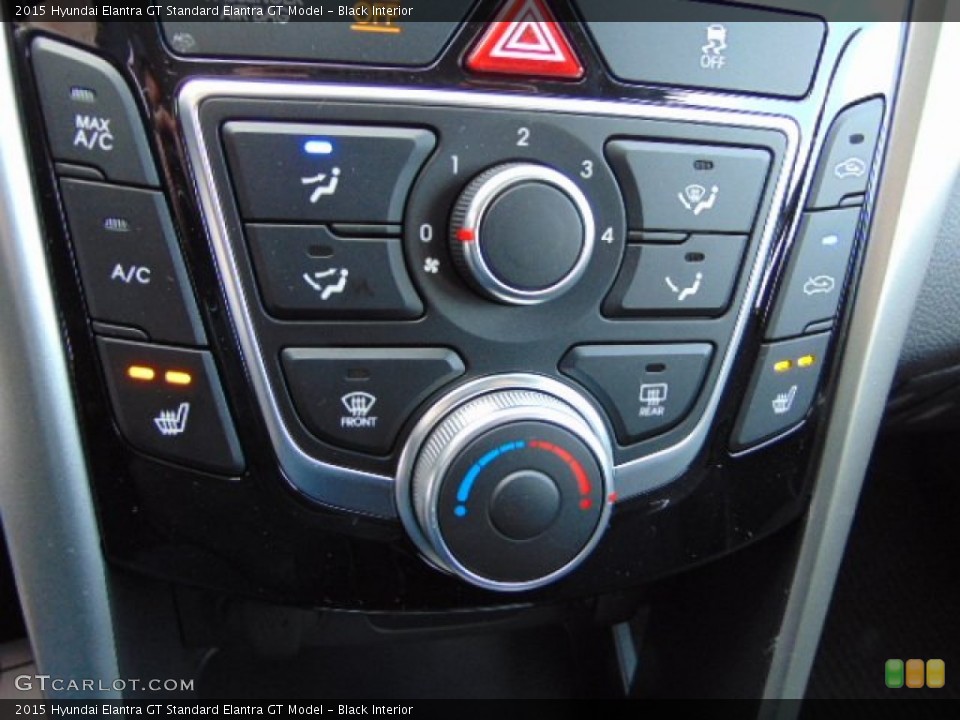 Black Interior Controls for the 2015 Hyundai Elantra GT  #101227956