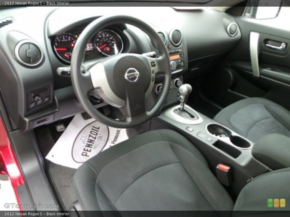 Black Interior Photo for the 2012 Nissan Rogue S #101228211