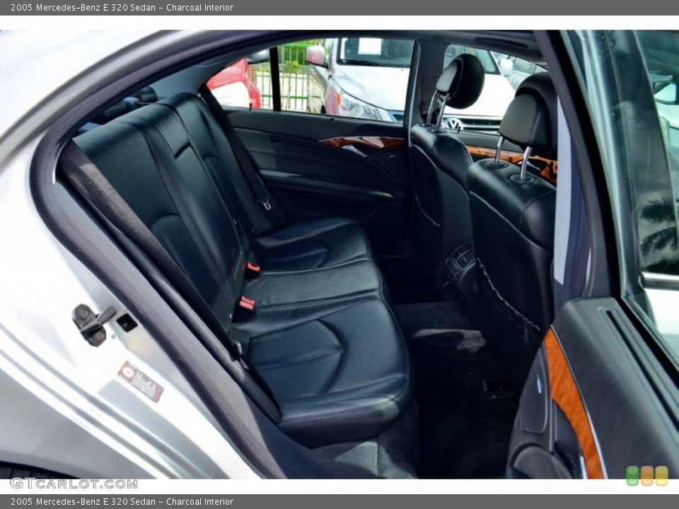 Charcoal Interior Rear Seat for the 2005 Mercedes-Benz E 320 Sedan #101230311