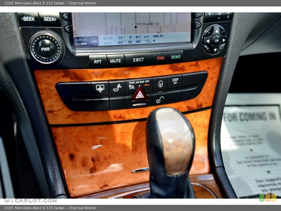 Charcoal Interior Controls for the 2005 Mercedes-Benz E 320 Sedan #101230728