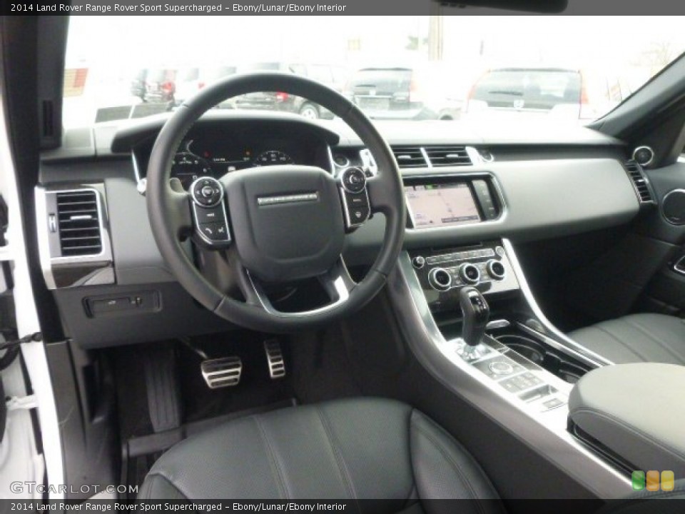 Ebony/Lunar/Ebony Interior Prime Interior for the 2014 Land Rover Range Rover Sport Supercharged #101230806