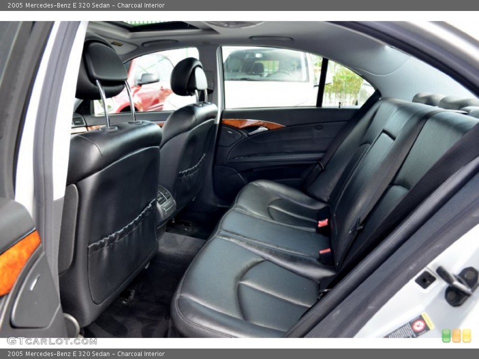 Charcoal Interior Rear Seat for the 2005 Mercedes-Benz E 320 Sedan #101231067