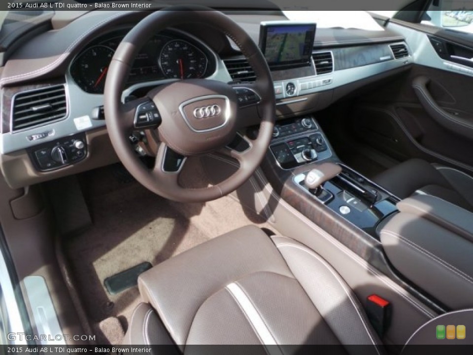 Balao Brown Interior Photo for the 2015 Audi A8 L TDI quattro #101231097