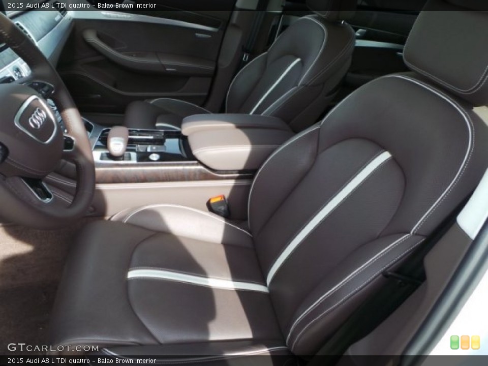 Balao Brown 2015 Audi A8 Interiors