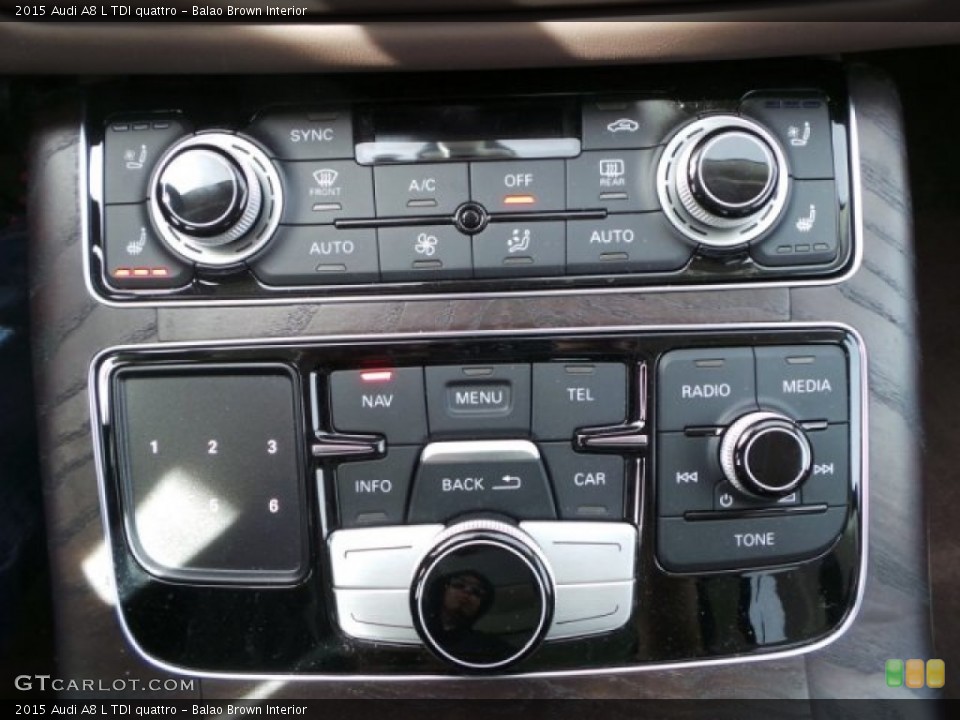 Balao Brown Interior Controls for the 2015 Audi A8 L TDI quattro #101231382
