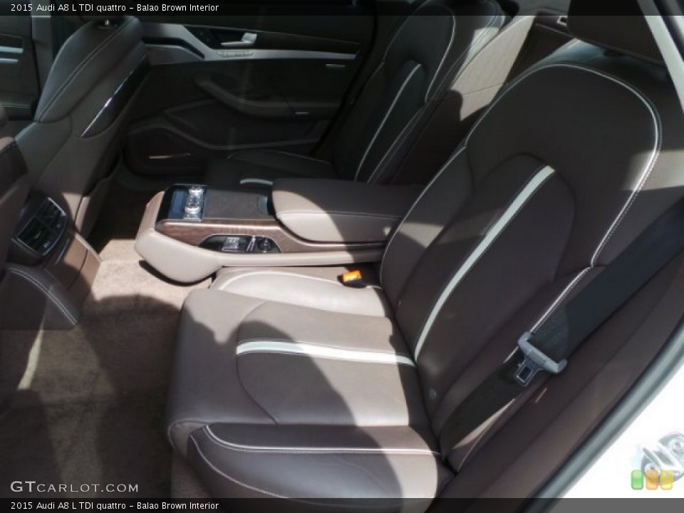 Balao Brown Interior Rear Seat for the 2015 Audi A8 L TDI quattro #101231466