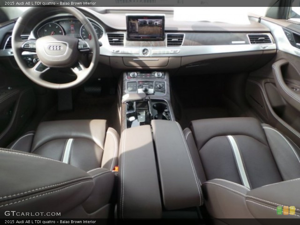 Balao Brown Interior Dashboard for the 2015 Audi A8 L TDI quattro #101231511