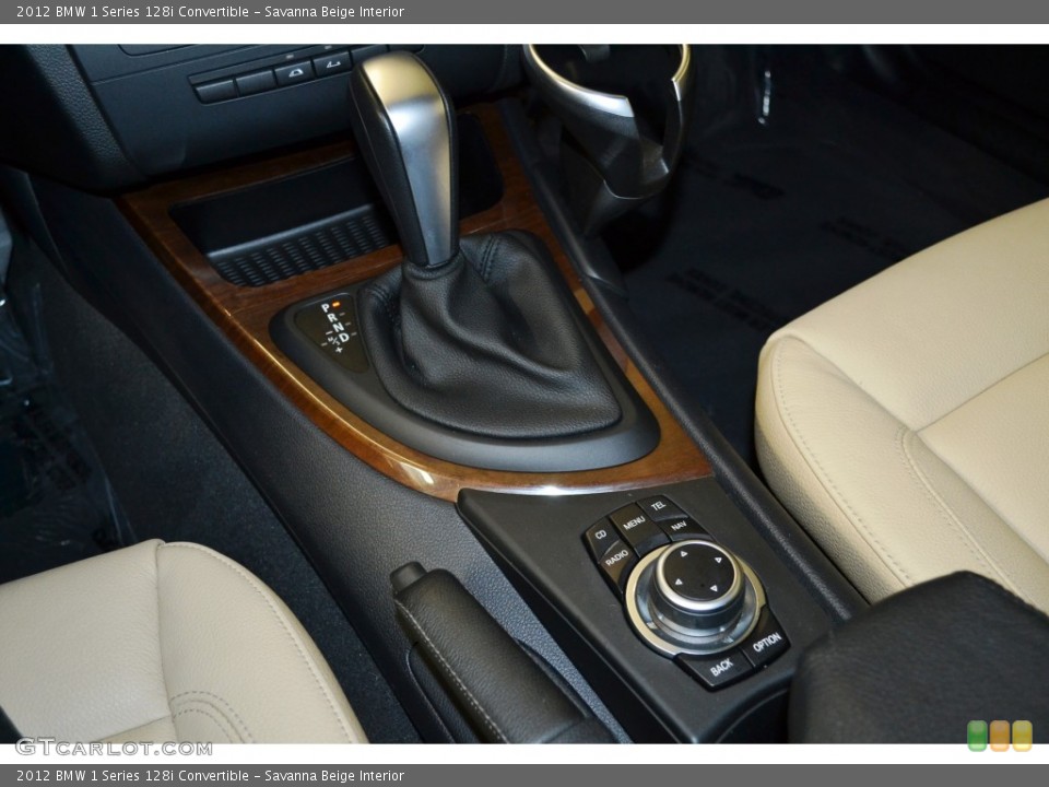Savanna Beige Interior Transmission for the 2012 BMW 1 Series 128i Convertible #101240856