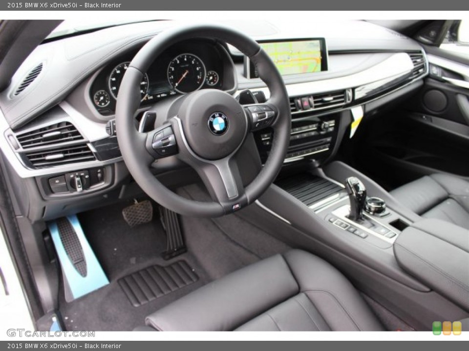 Black Interior Prime Interior for the 2015 BMW X6 xDrive50i #101241609