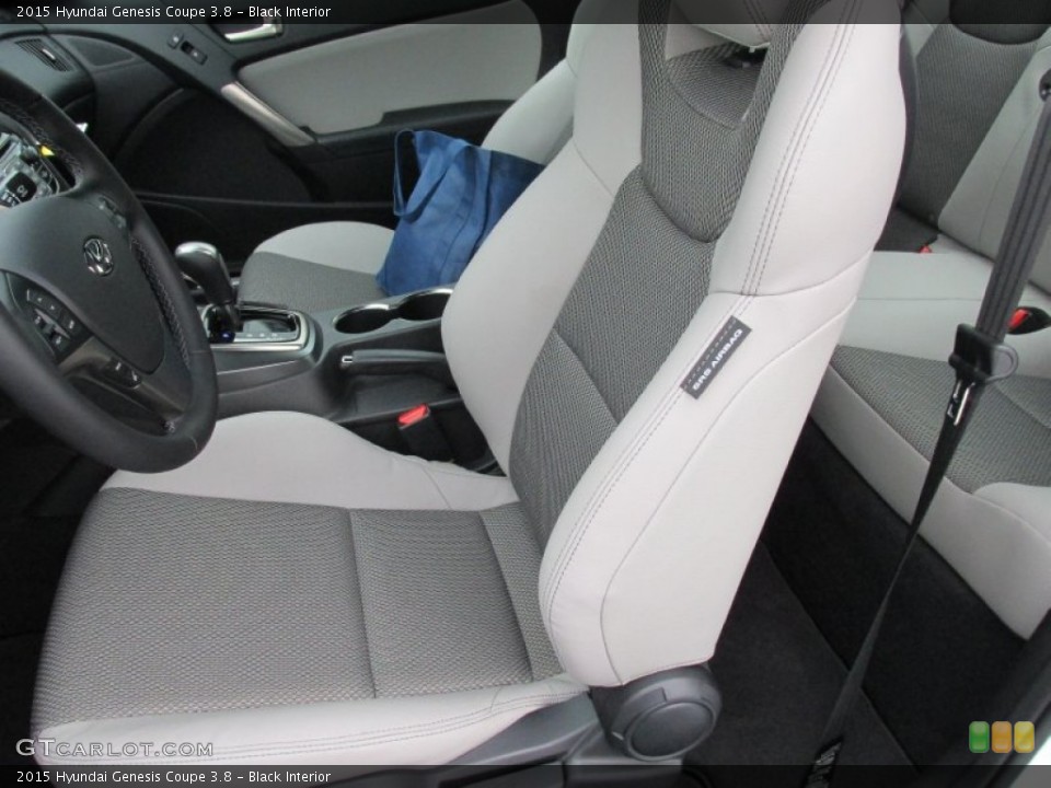 Black Interior Front Seat for the 2015 Hyundai Genesis Coupe 3.8 #101243169