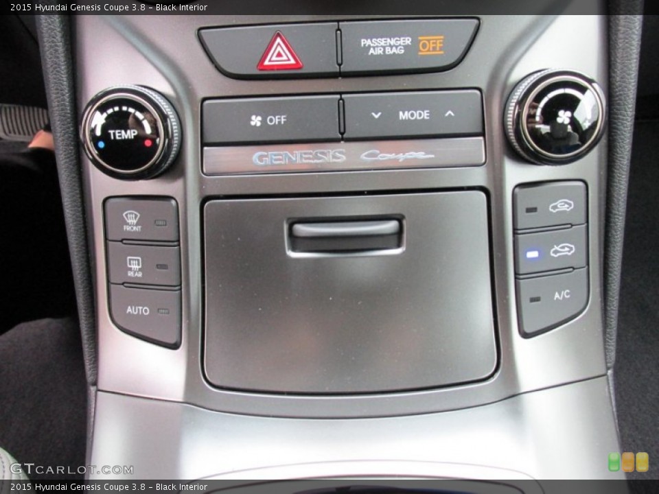 Black Interior Controls for the 2015 Hyundai Genesis Coupe 3.8 #101243193