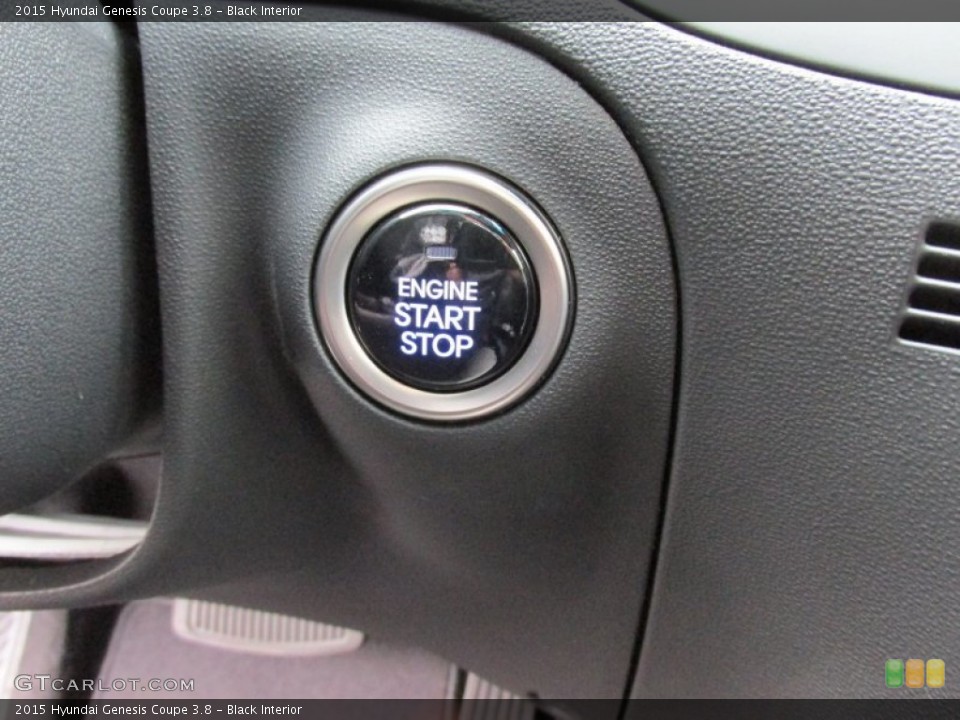 Black Interior Controls for the 2015 Hyundai Genesis Coupe 3.8 #101243199