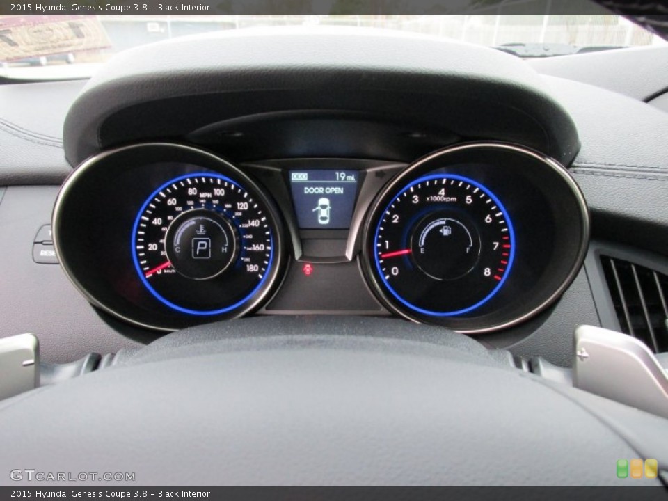 Black Interior Gauges for the 2015 Hyundai Genesis Coupe 3.8 #101243205