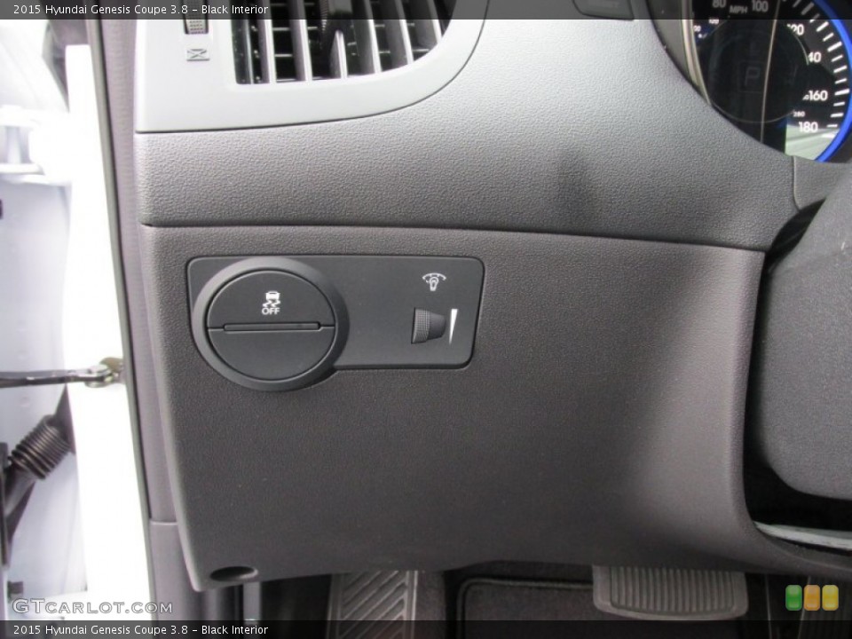 Black Interior Controls for the 2015 Hyundai Genesis Coupe 3.8 #101243208