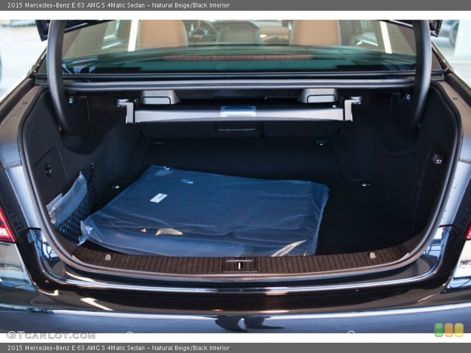 Natural Beige/Black Interior Trunk for the 2015 Mercedes-Benz E 63 AMG S 4Matic Sedan #101252686