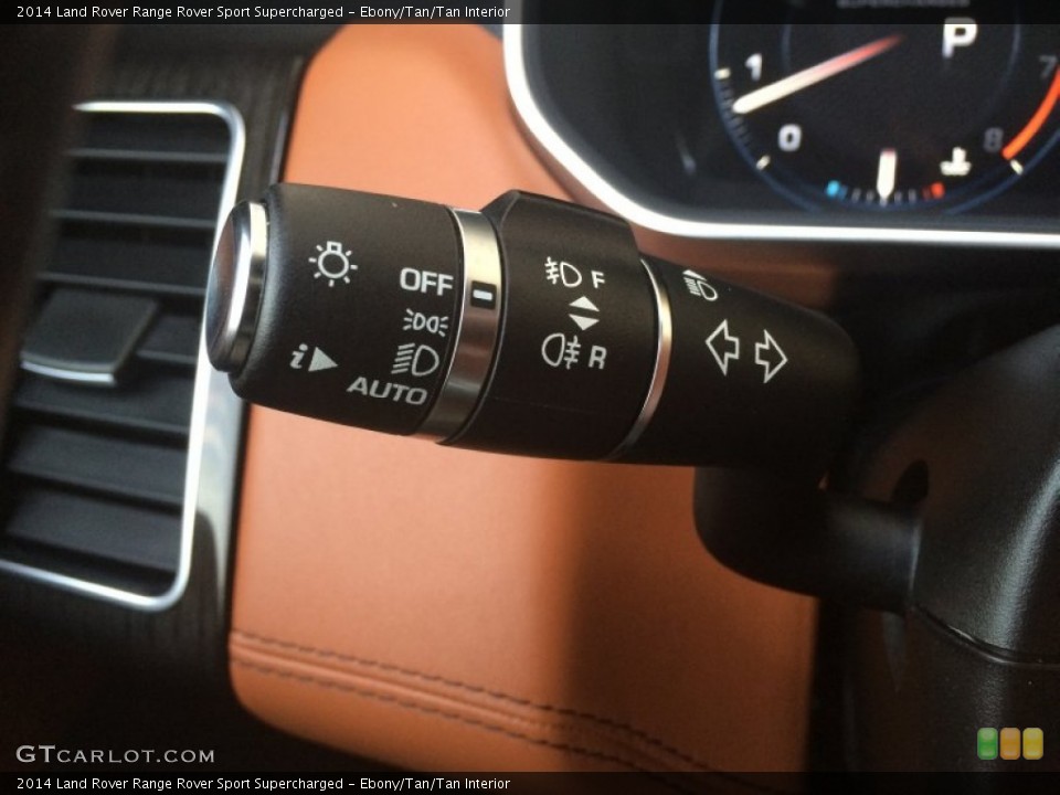 Ebony/Tan/Tan Interior Controls for the 2014 Land Rover Range Rover Sport Supercharged #101252791