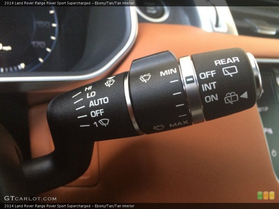 Ebony/Tan/Tan Interior Controls for the 2014 Land Rover Range Rover Sport Supercharged #101252812