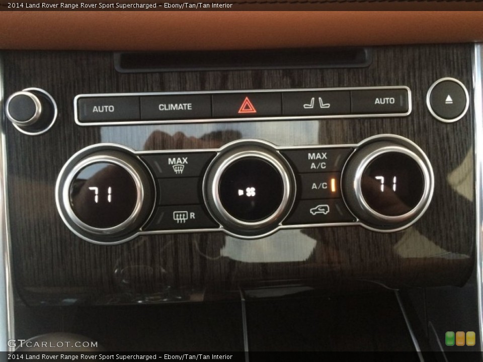 Ebony/Tan/Tan Interior Controls for the 2014 Land Rover Range Rover Sport Supercharged #101252854