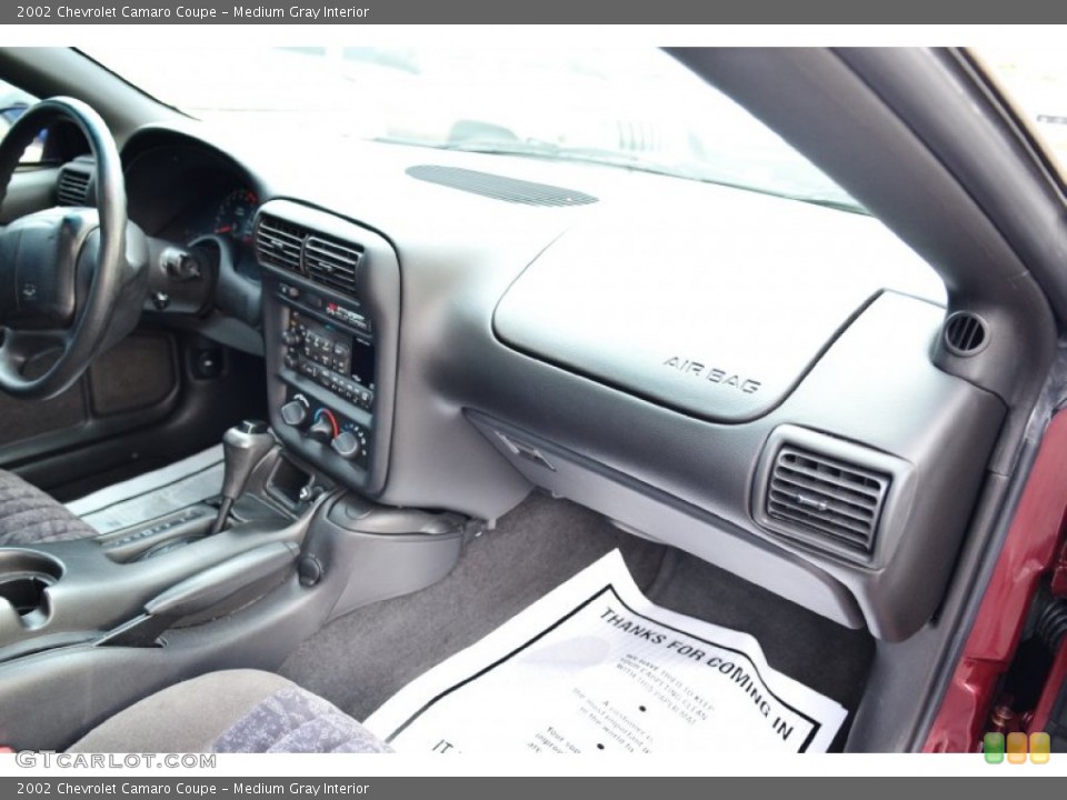 Medium Gray Interior Dashboard for the 2002 Chevrolet Camaro Coupe #101267009