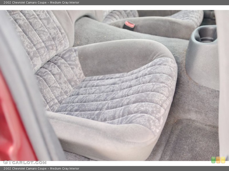 Medium Gray Interior Rear Seat for the 2002 Chevrolet Camaro Coupe #101267131
