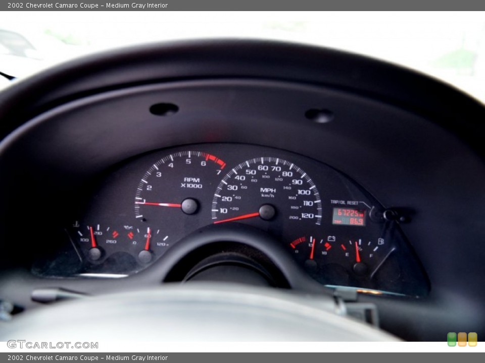 Medium Gray Interior Gauges for the 2002 Chevrolet Camaro Coupe #101267354