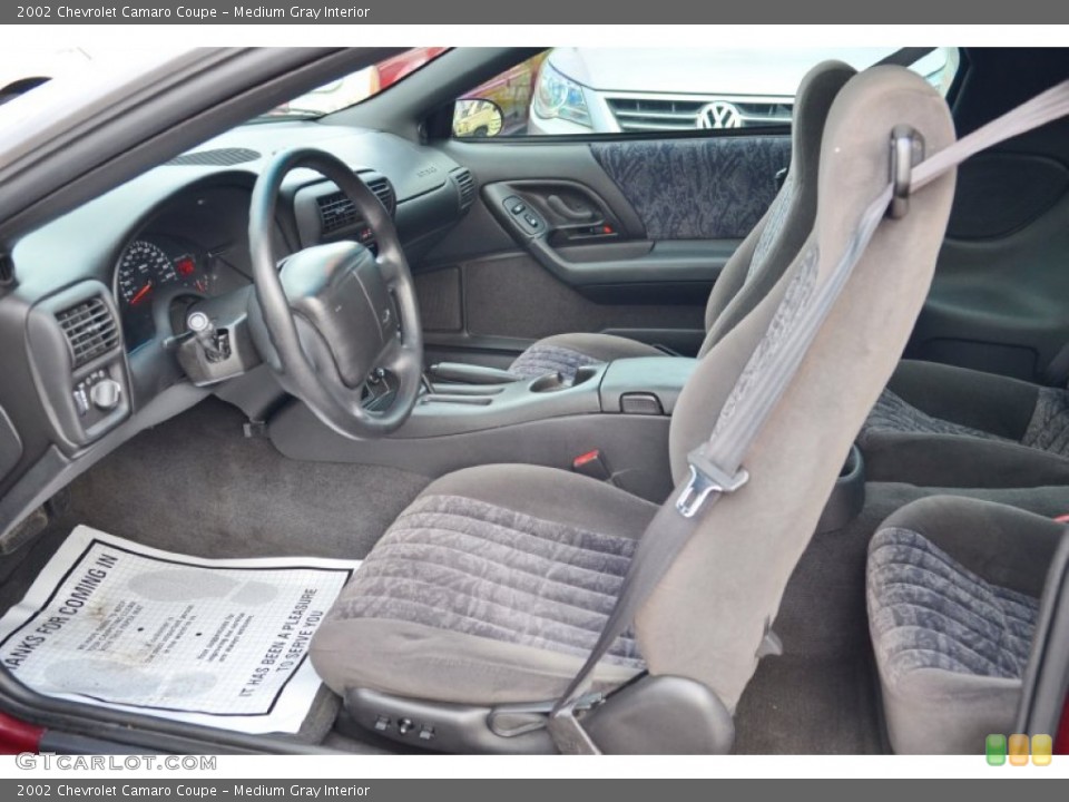 Medium Gray Interior Photo for the 2002 Chevrolet Camaro Coupe #101267512