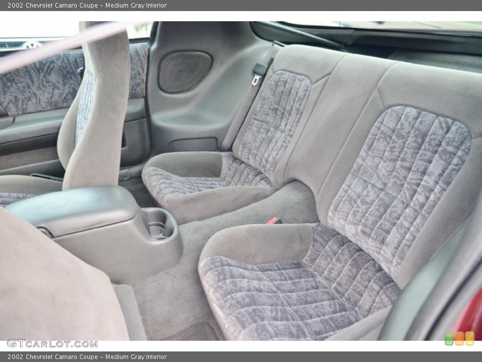 Medium Gray Interior Rear Seat for the 2002 Chevrolet Camaro Coupe #101267612