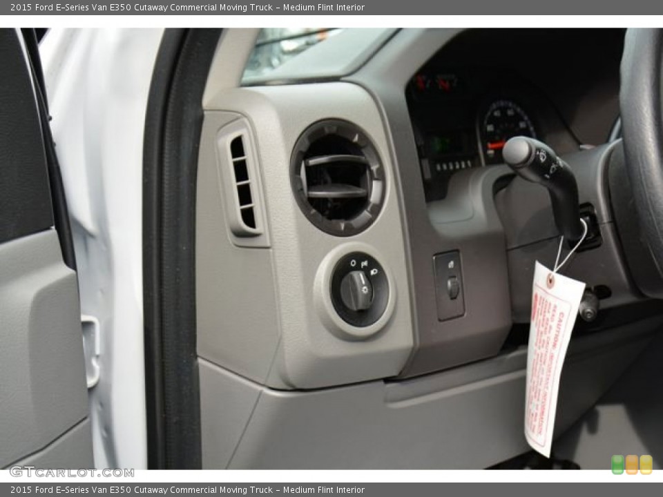 Medium Flint Interior Controls for the 2015 Ford E-Series Van E350 Cutaway Commercial Moving Truck #101269429