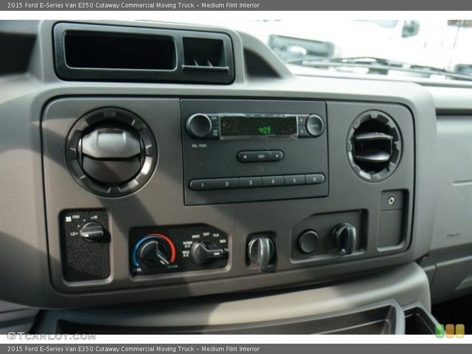 Medium Flint Interior Controls for the 2015 Ford E-Series Van E350 Cutaway Commercial Moving Truck #101269534