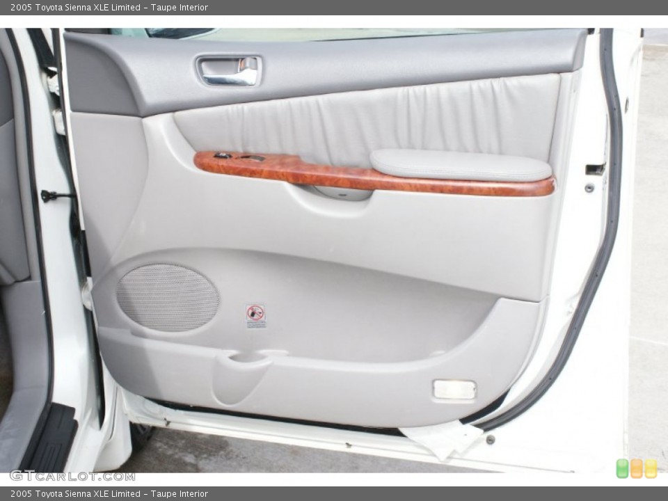 Taupe Interior Door Panel for the 2005 Toyota Sienna XLE Limited #101270551